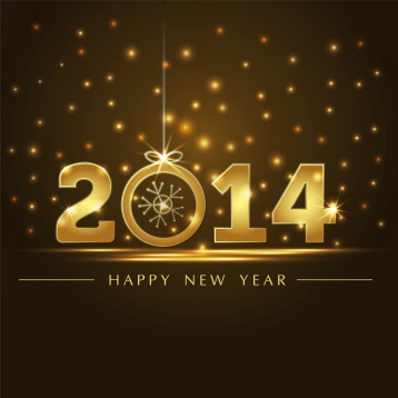 Happy New Year 2014! Feliz Año Nuevo! Frohes neues Jahr! Bonne Année! 新年快乐！あけまして　おめでとう　ございます！С Новым Годом 2014!